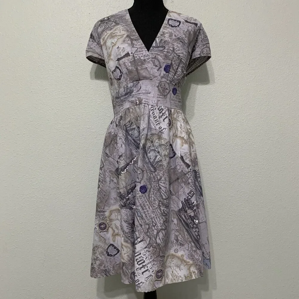Retrolicious Dress Size 2X Retro Pinup Style - Picture 1 of 10